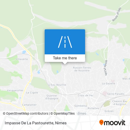 Impasse De La Pastourette map