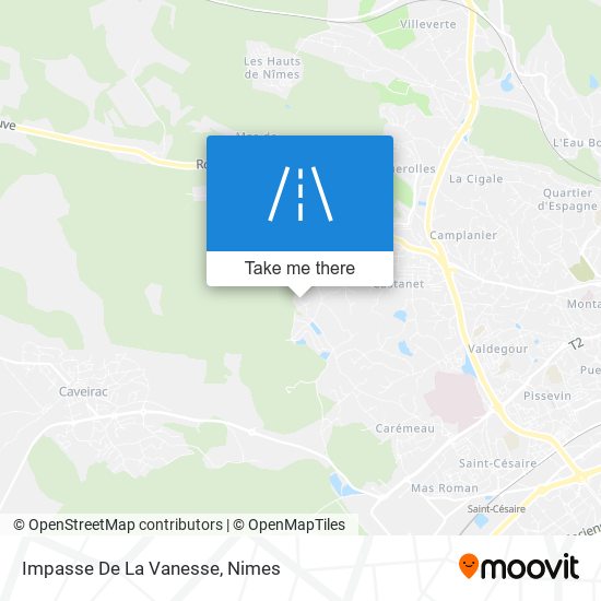 Impasse De La Vanesse map