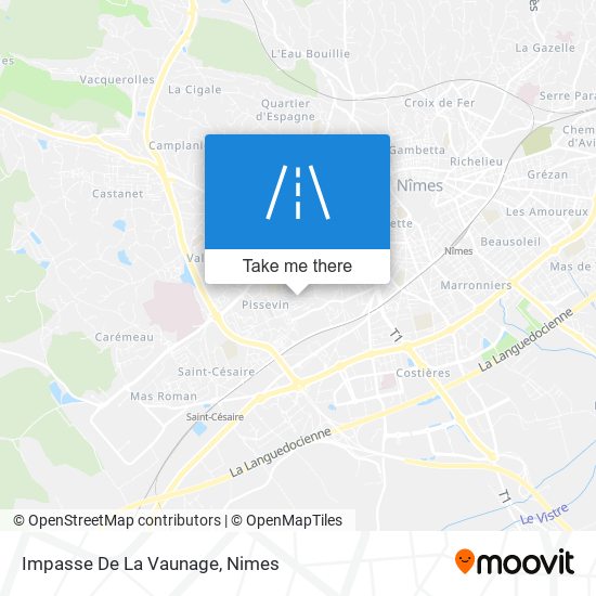 Impasse De La Vaunage map