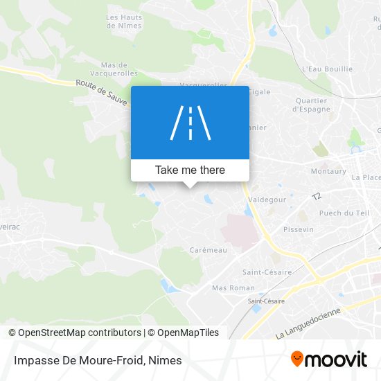 Impasse De Moure-Froid map