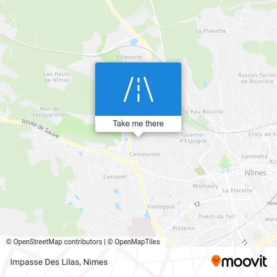 Impasse Des Lilas map