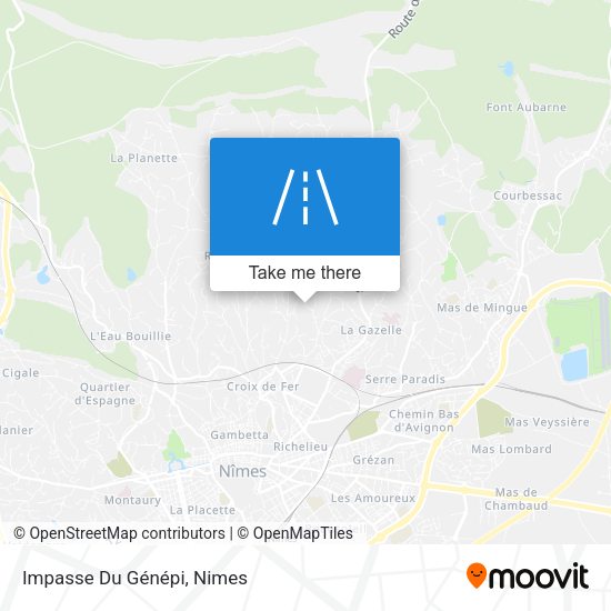 Impasse Du Génépi map
