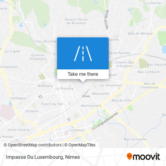 Impasse Du Luxembourg map