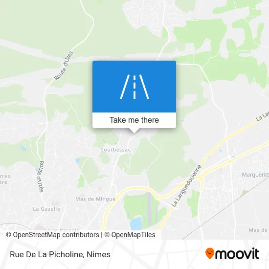 Rue De La Picholine map