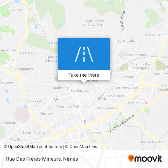 Rue Des Frères Mineurs map