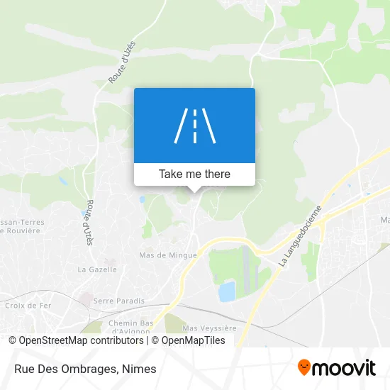Rue Des Ombrages map