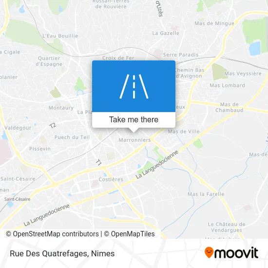 Rue Des Quatrefages map