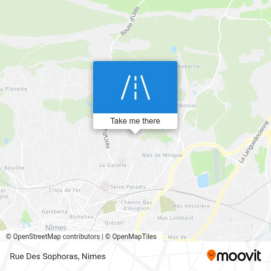 Rue Des Sophoras map