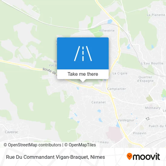 Rue Du Commandant Vigan-Braquet map