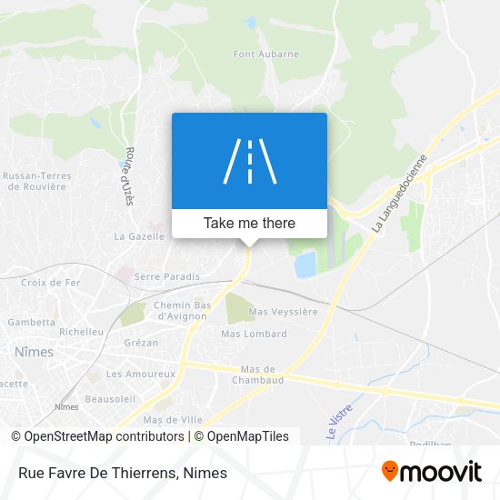 Rue Favre De Thierrens map
