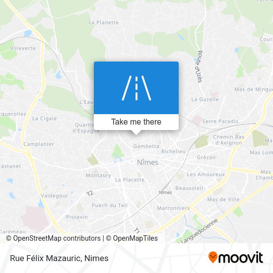 Rue Félix Mazauric map