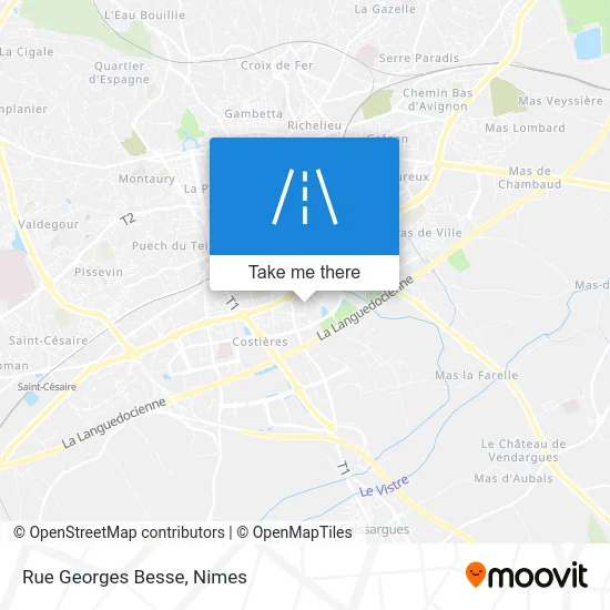 Rue Georges Besse map