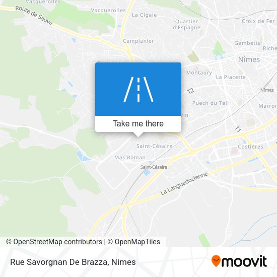 Rue Savorgnan De Brazza map