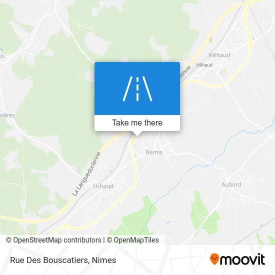 Rue Des Bouscatiers map