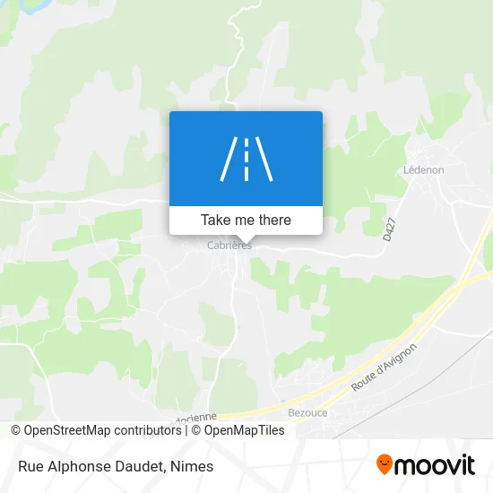 Rue Alphonse Daudet map