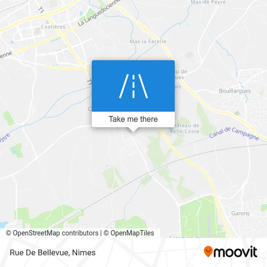 Rue De Bellevue map