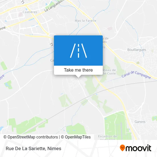 Rue De La Sariette map