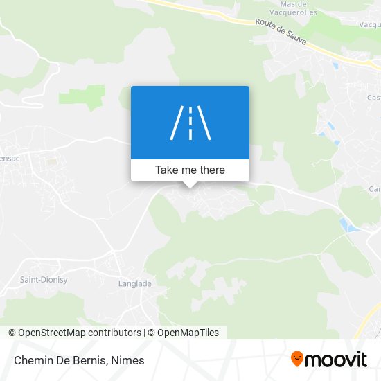 Chemin De Bernis map