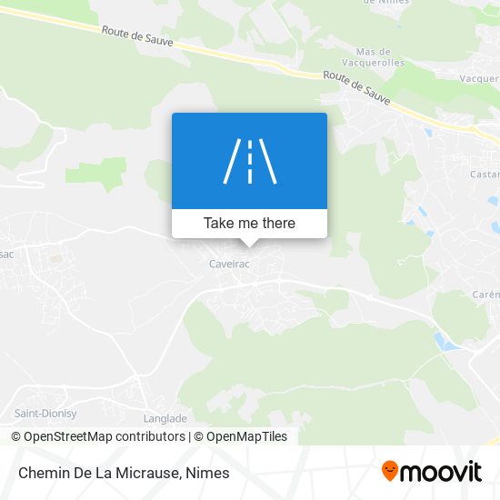 Chemin De La Micrause map
