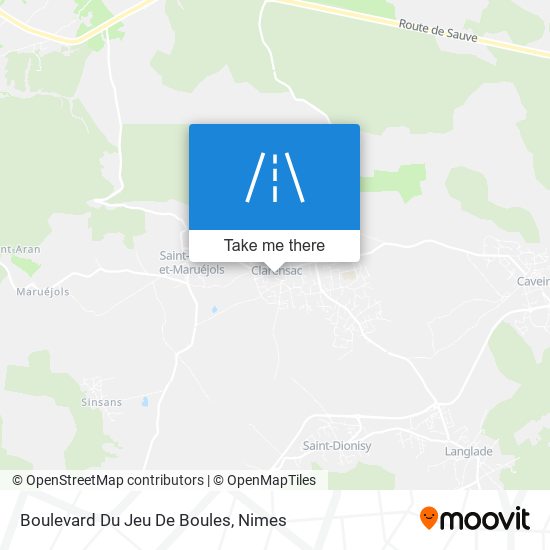 Mapa Boulevard Du Jeu De Boules