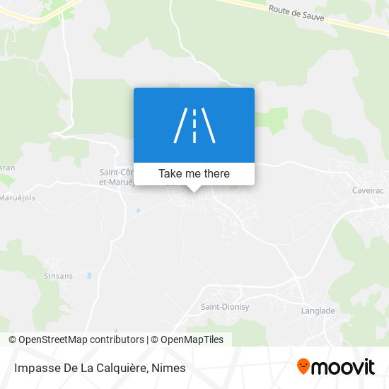 Impasse De La Calquière map