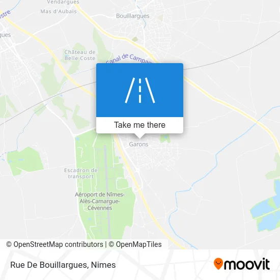 Rue De Bouillargues map