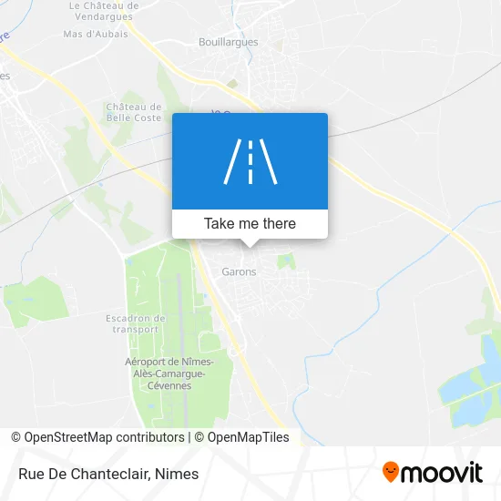 Rue De Chanteclair map