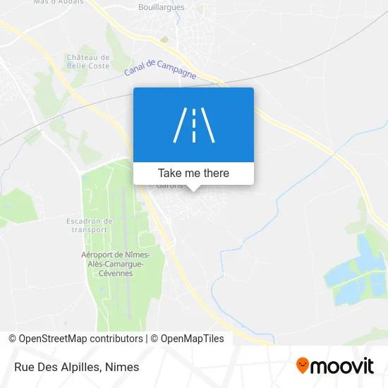 Rue Des Alpilles map