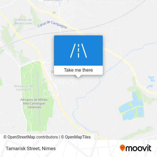 Rue Des Tamaris map