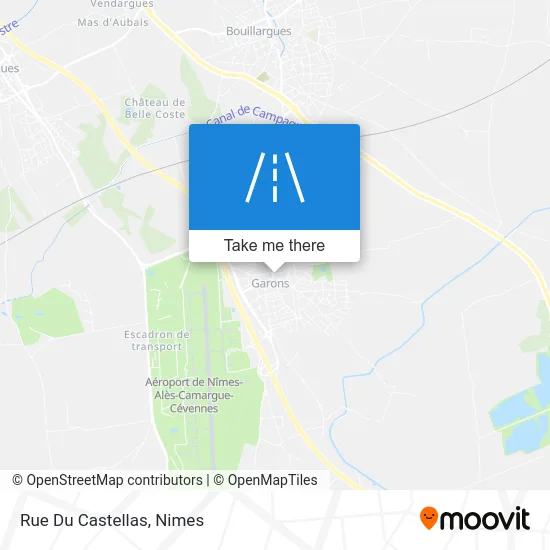 Rue Du Castellas map