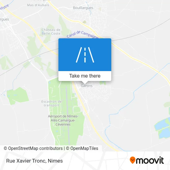 Rue Xavier Tronc map