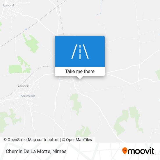 Mapa Chemin De La Motte