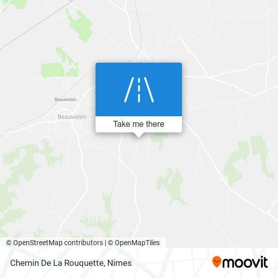 Mapa Chemin De La Rouquette