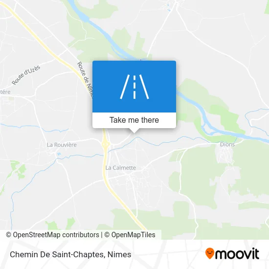 Chemin De Saint-Chaptes map