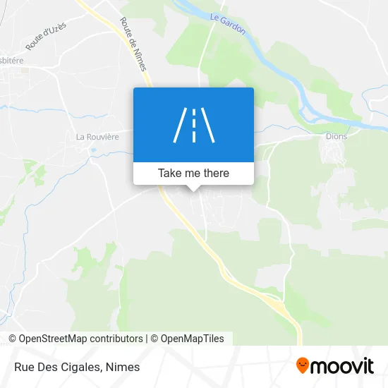Rue Des Cigales map