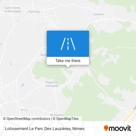 Lotissement Le Parc Des Lauzières map