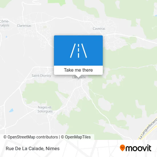 Rue De La Calade map