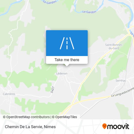 Chemin De La Servie map