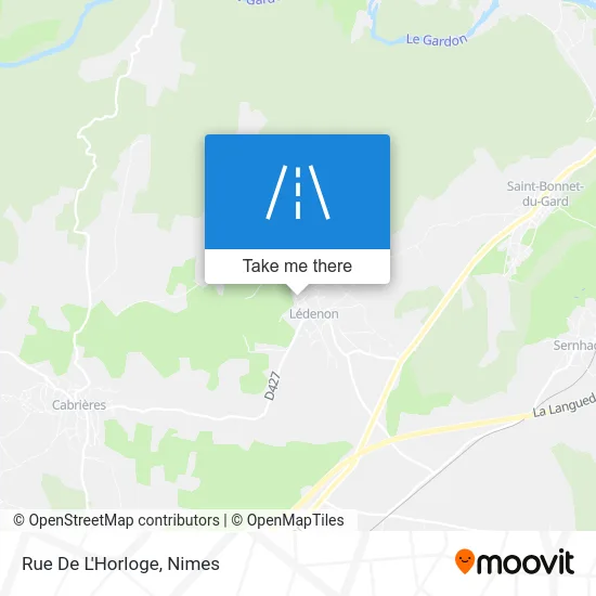 Rue De L'Horloge map