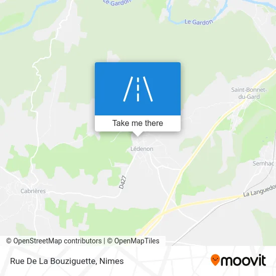 Rue De La Bouziguette map
