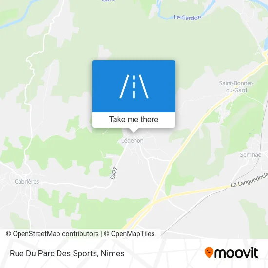 Rue Du Parc Des Sports map
