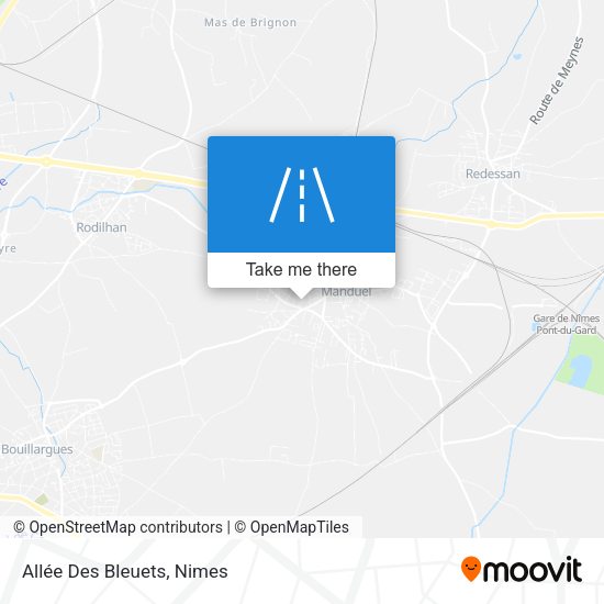 Allée Des Bleuets map