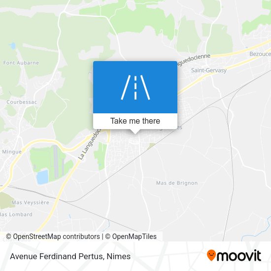 Avenue Ferdinand Pertus map