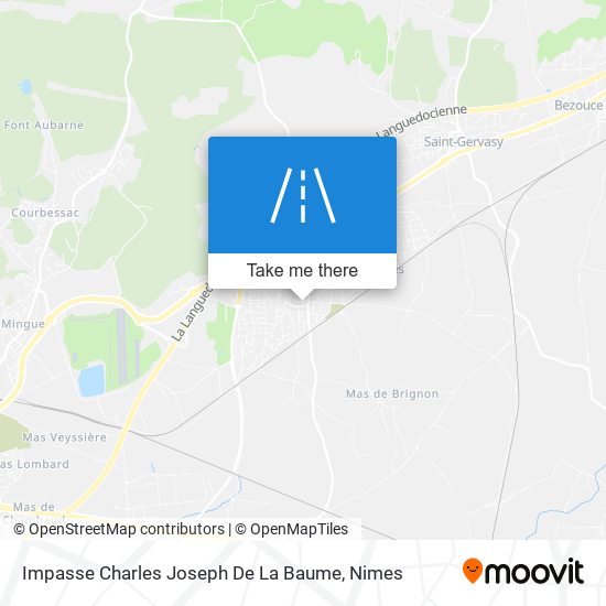 Mapa Impasse Charles Joseph De La Baume