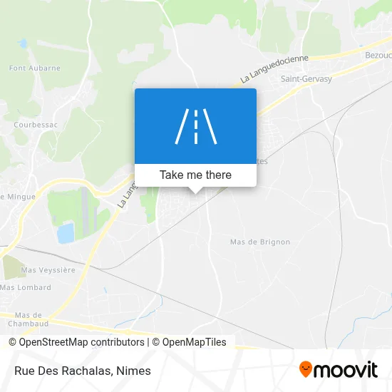 Rue Des Rachalas map