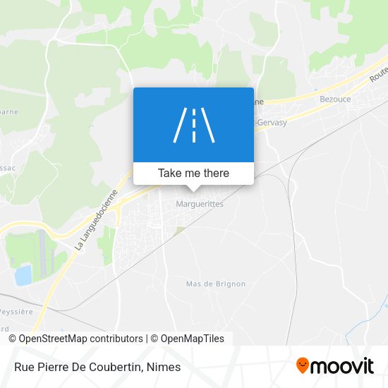 Rue Pierre De Coubertin map