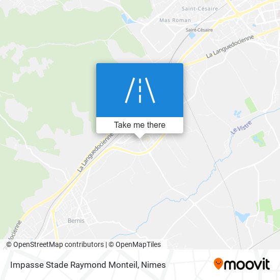 Mapa Impasse Stade Raymond Monteil