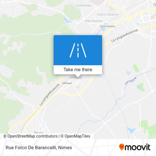 Rue Folco De Barancelli map