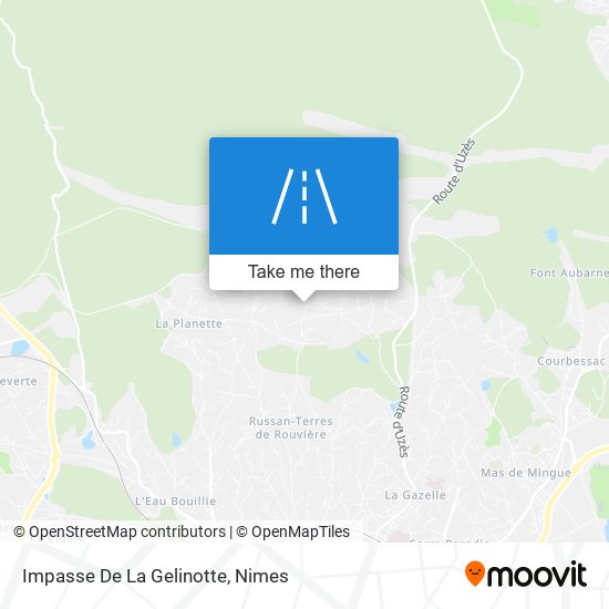 Impasse De La Gelinotte map
