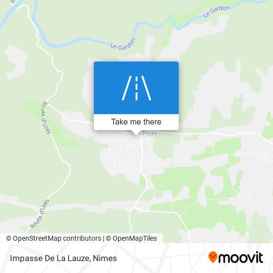 Mapa Impasse De La Lauze